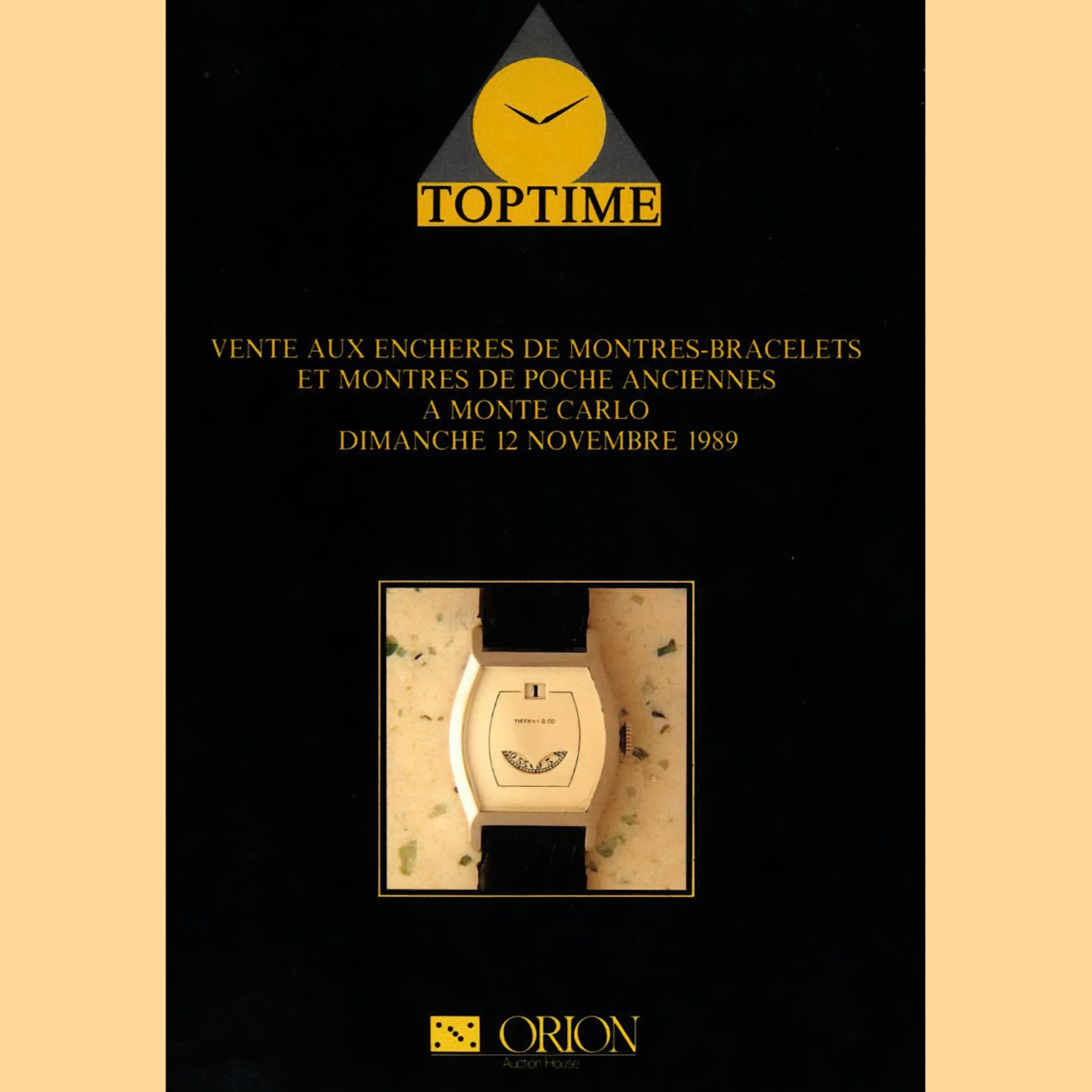 Orion 1989 Auction Catalogue - Front Cover