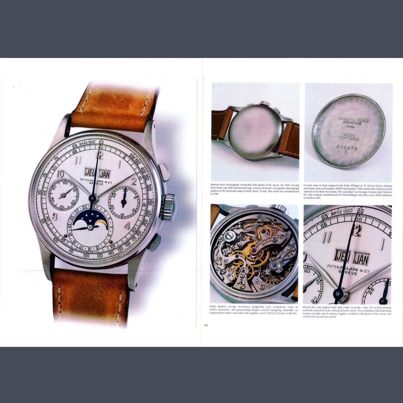 The present watch from “Patek Philippe Steel Watches” by John Goldberger - 2010