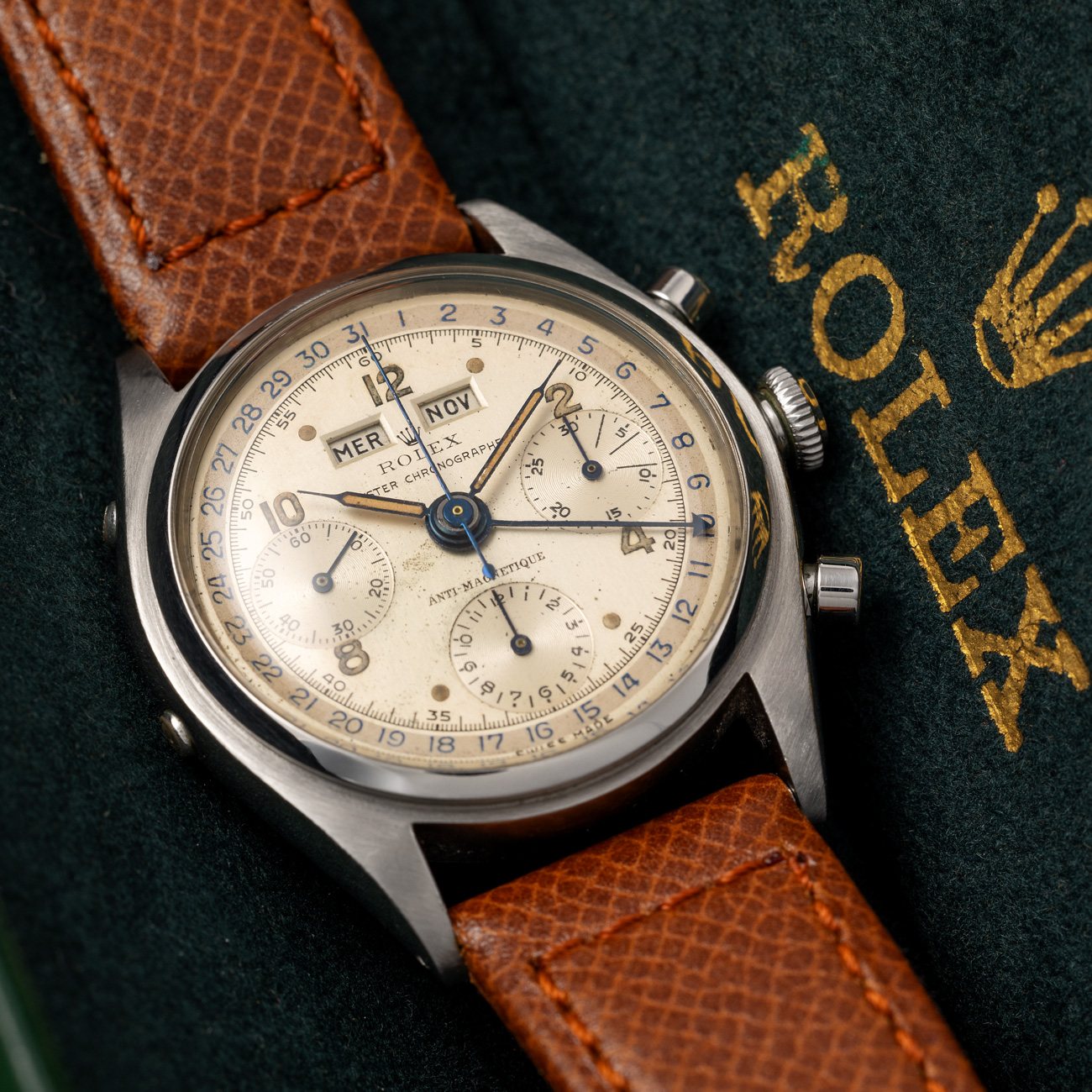 Lot 37 – The Rolex Dato-Compax ‘Jean-Claude Killy’ 4767 | €150,000 - 300,000