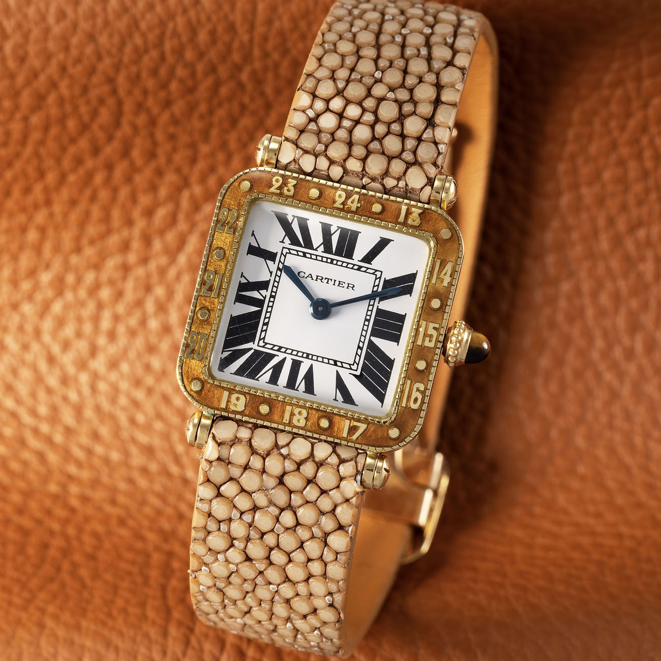 A unique yellow-gold Tank Cartier Paris from 1960's