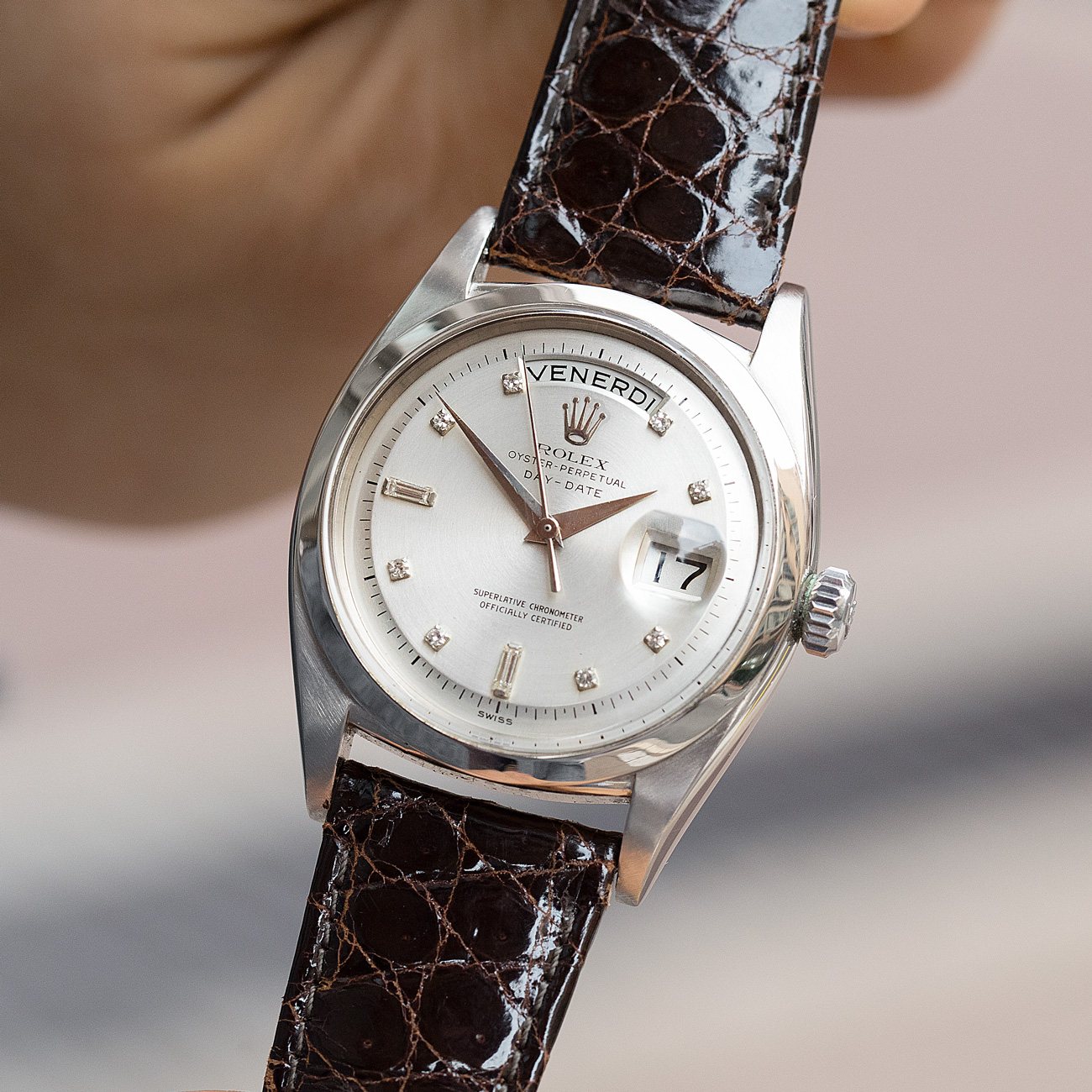 Lot 26 – The White Gold Rolex Day-Date 6612B | €60,000 - 120,000