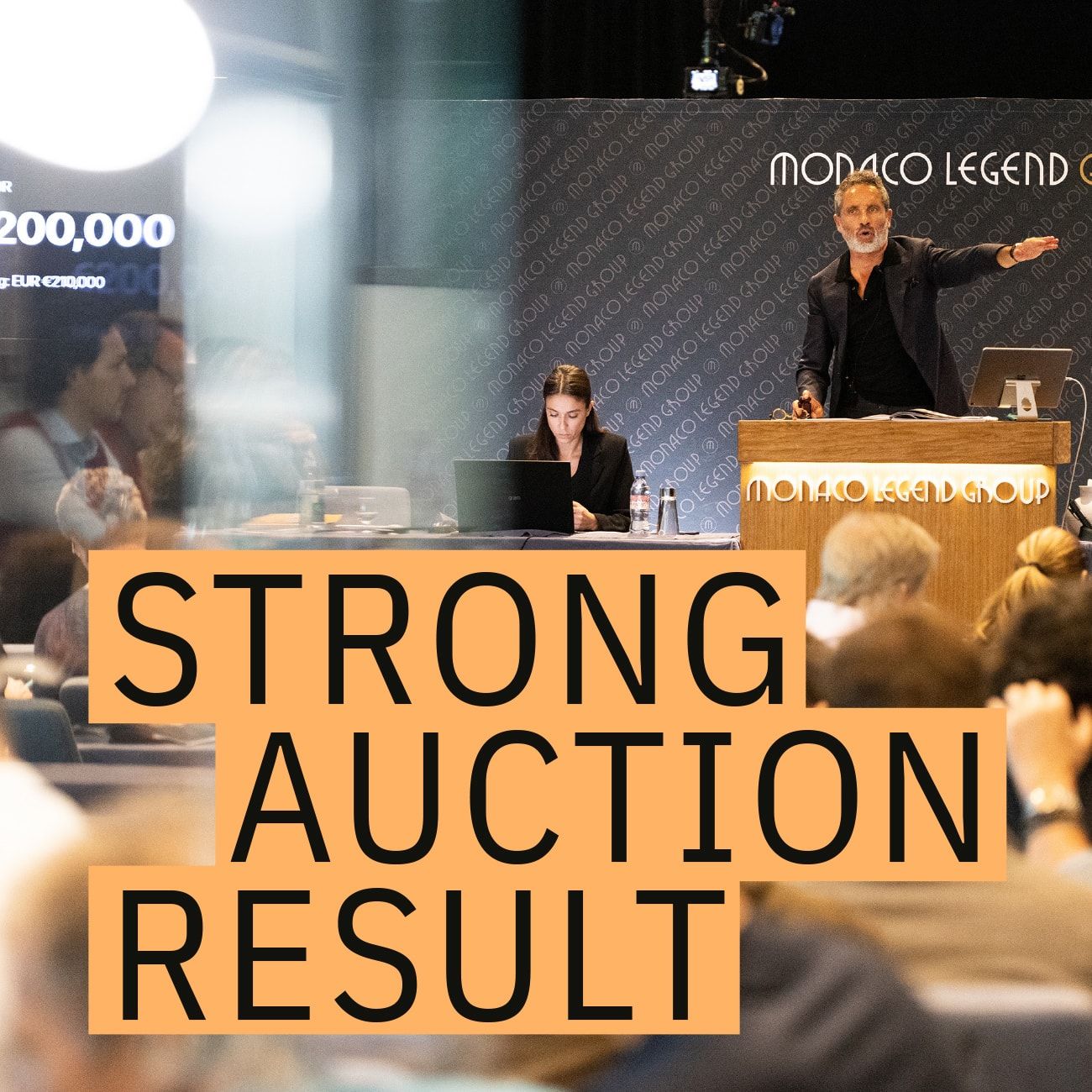 Strong Auction Result Cover