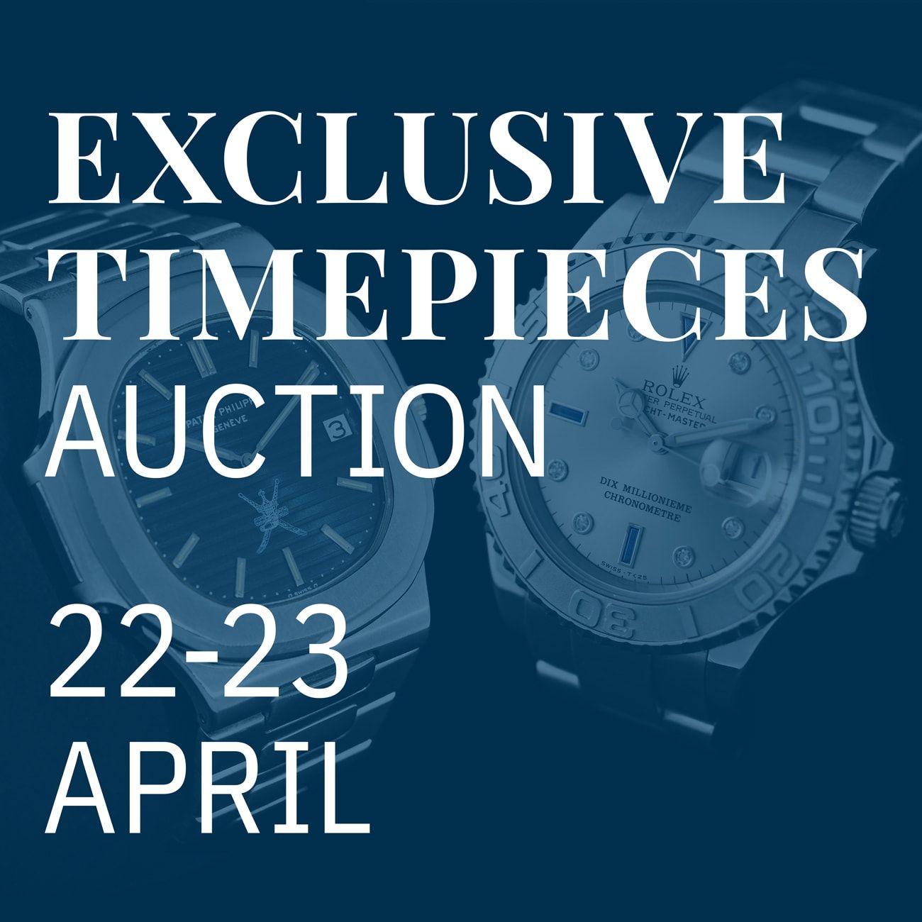 MLG announces its Exclusive Timepieces sale on April 22-23 Cover