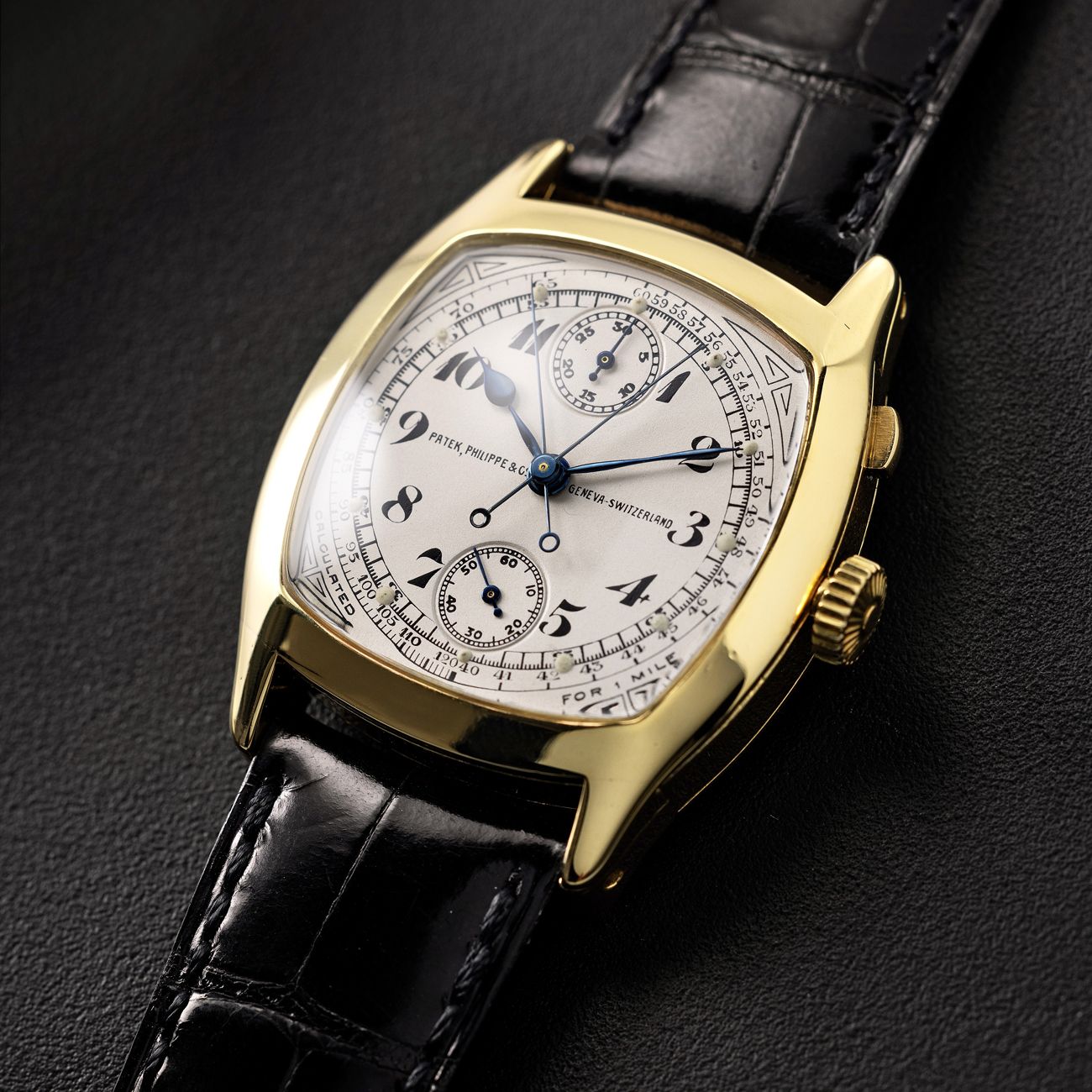 Patek Philippe Split-Seconds  Single Button Chronograph Wristwatch Cover