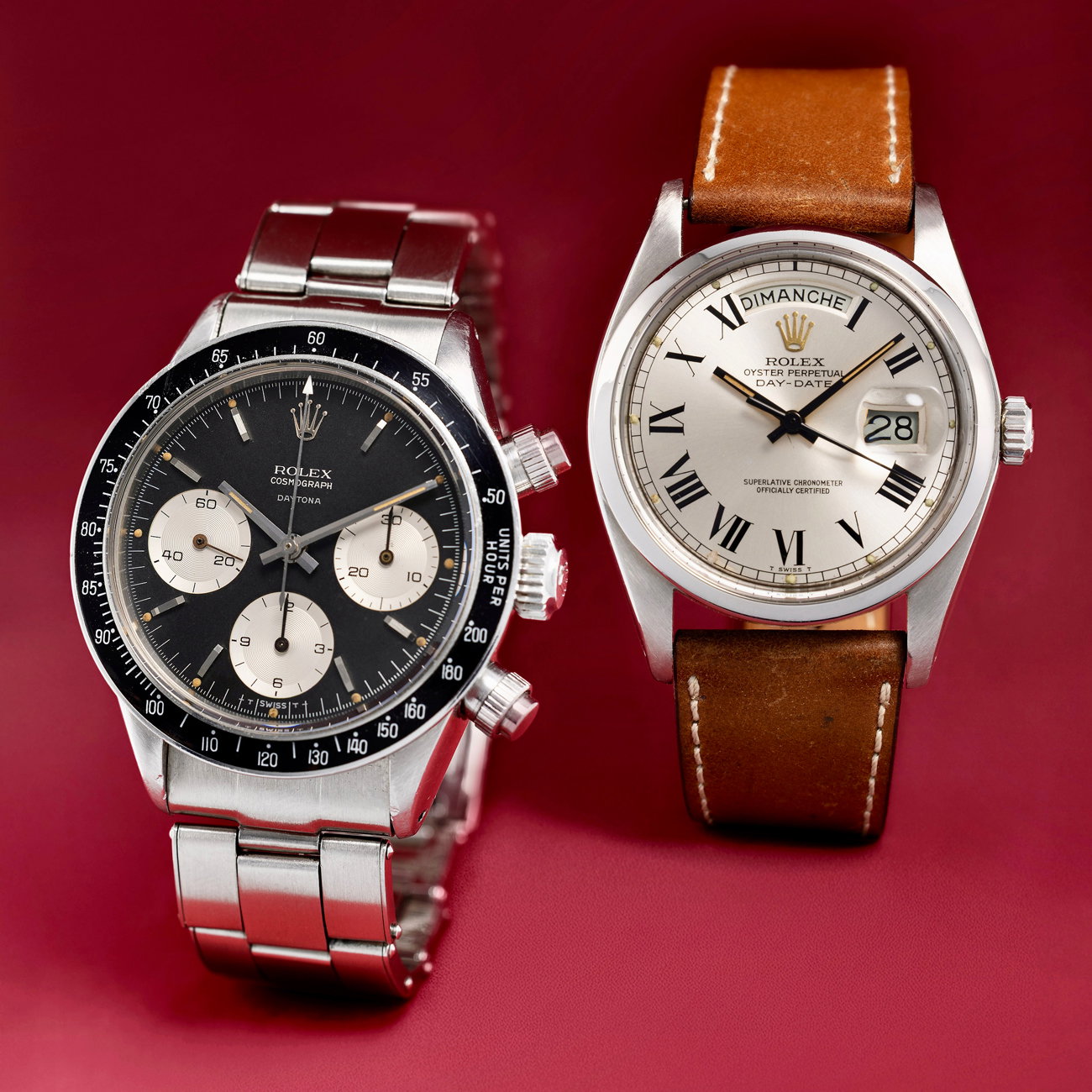 Two Exceptional & Important Rolex Prototypes: The Daytona & The Day-Date Cover